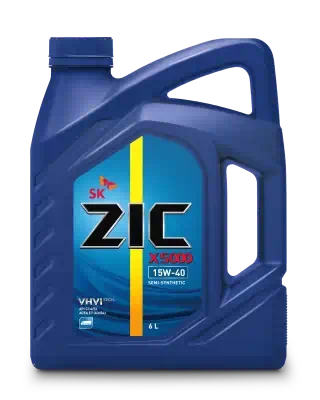 Масло моторное ZIC 15W-40 X5000 Diesel Cl-4 п/синтетическое 6л