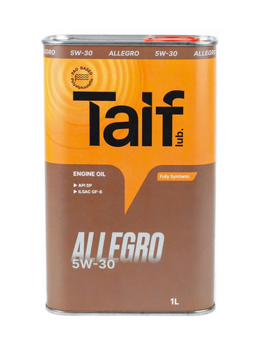 Масло моторное Taif Allegro PAO 0/20 API SP ILSAC GF-6А