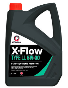 Масло моторное Comma X-FLOW TYPE LL 5/30 API SL/CF ACEA A3/B4