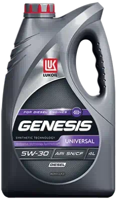 Масло моторное Лукойл Genesis Armortech Diesel 5W-30 SN/SF C2/C3 синтетическое 4л