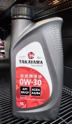 Масло моторное Takayama 0W-30 API SP/СF, ACEA A3/B4 синтетическое пластик 1л