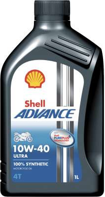 Масло моторное Shell Advance 4T Ultra 10/40 API SM