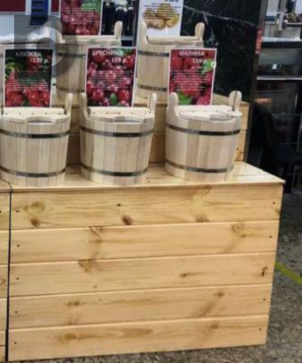 Декоративные ведра из дерева