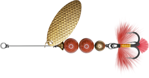 Каменная блесна STONEBAIT Canibal Red Eggs #1 Латунь 3 гр