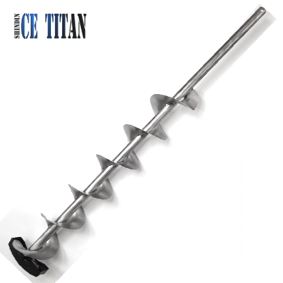 Титановый шнек 1100 Суоми D180R-6, (ножи Неро)  без ручки Правое вращение.