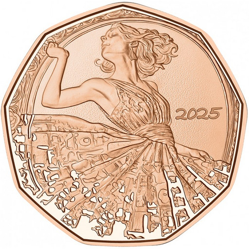 5 евро Австрия 2024 «Танцовщица»