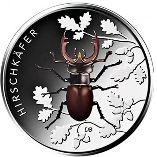 5 евро Германия 2024 «Жук-олень»