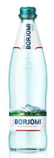 Вода "Боржоми" 0,5 л. стекло