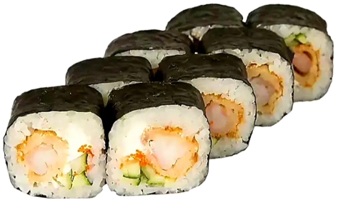 Футомаки с угрём и креветкой