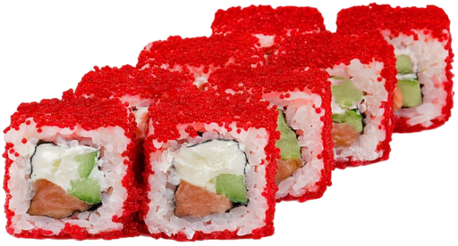 Калифорния с лососем в икре масаго