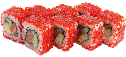 Калифорния с тунцом в икре масаго