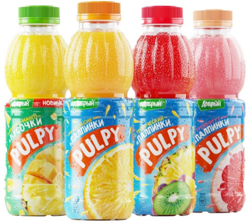 Напиток Палпи 0,5 л. в ассортименте
