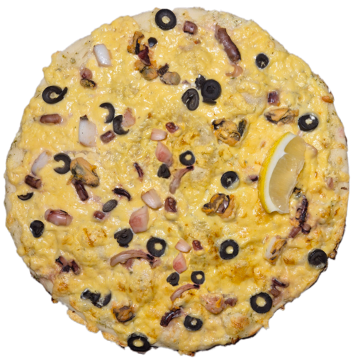 Пицца Морской коктейль 30 см.