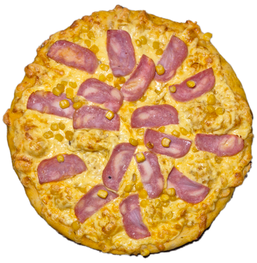 Пицца Сырная с ветчиной 30 см.