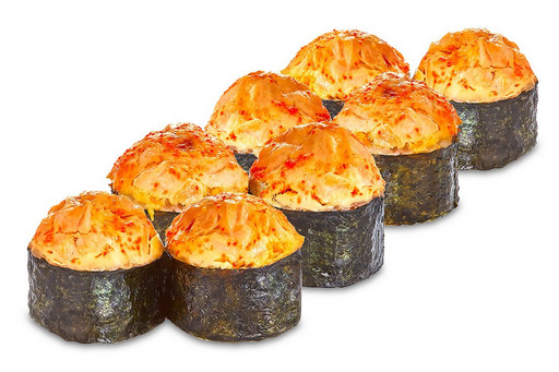 Запечённые Футомаки с лососем и крабом