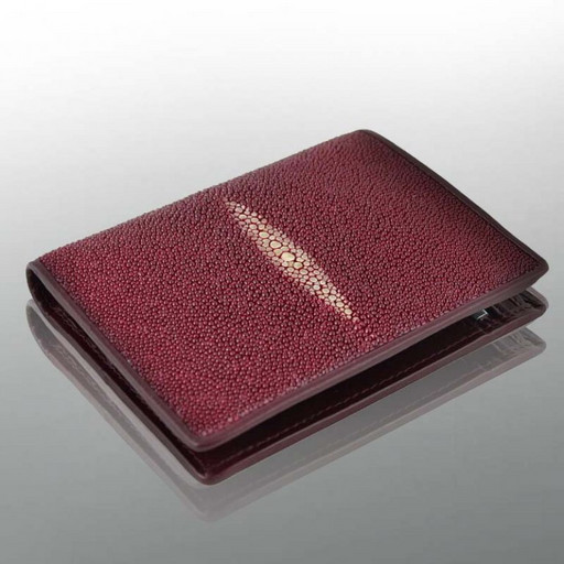 Портмоне из натуральной кожи ската - с вкладышем