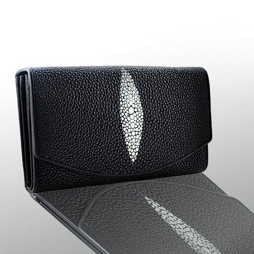 Кошелёк женский из натуральной кожи ската